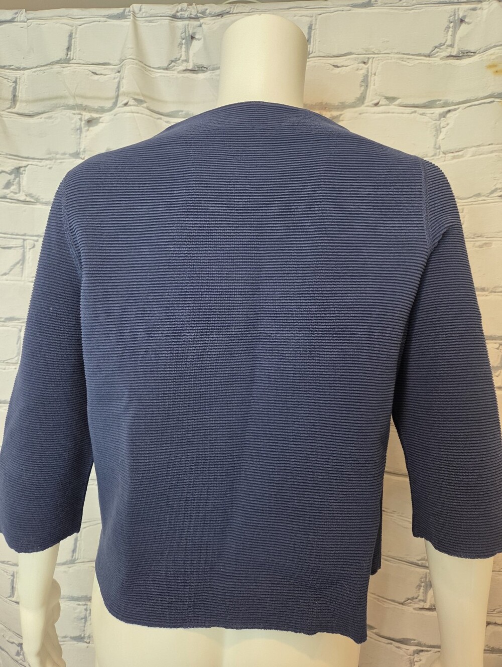 Annette Görtz Navy Rib Knit Jacket - Picture 3 of 7
